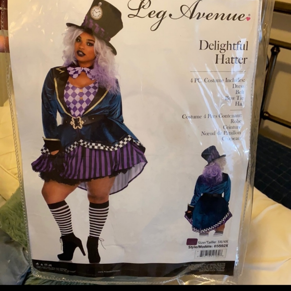Leg Avenue mad hatter costume 3x